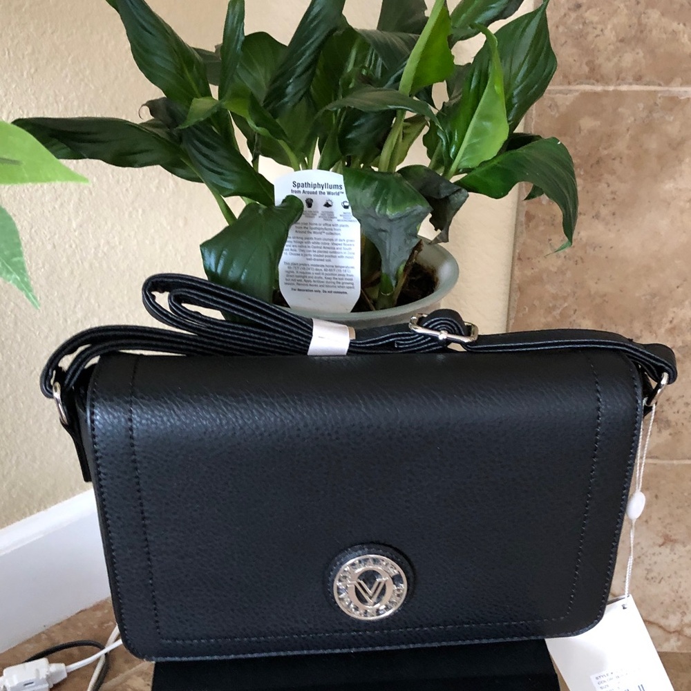 Valentino Orlandi Black Crossbody Bag